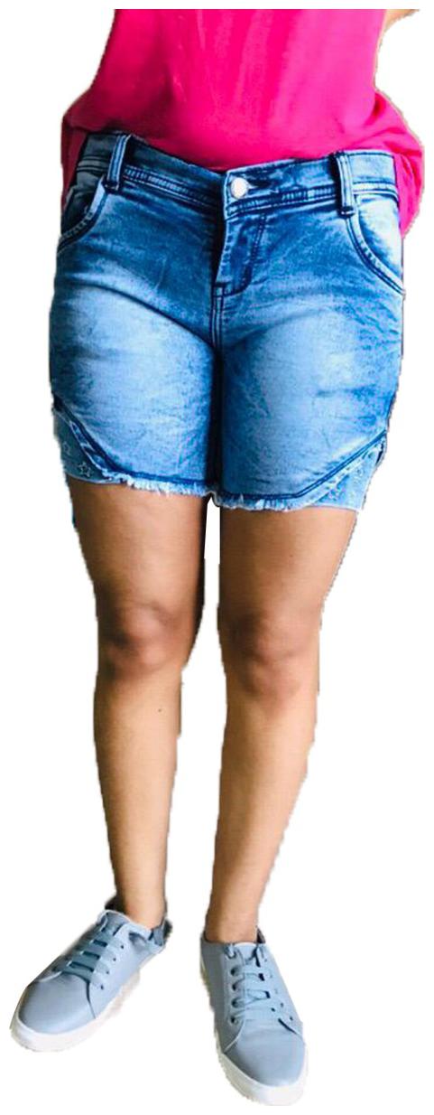 

XENCAT Women Solid Denim shorts - Blue
