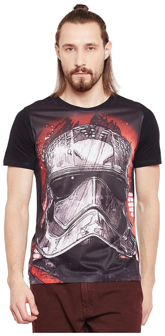 

Star Wars Men Black Regular fit Cotton Round neck T-Shirt - Pack Of 1
