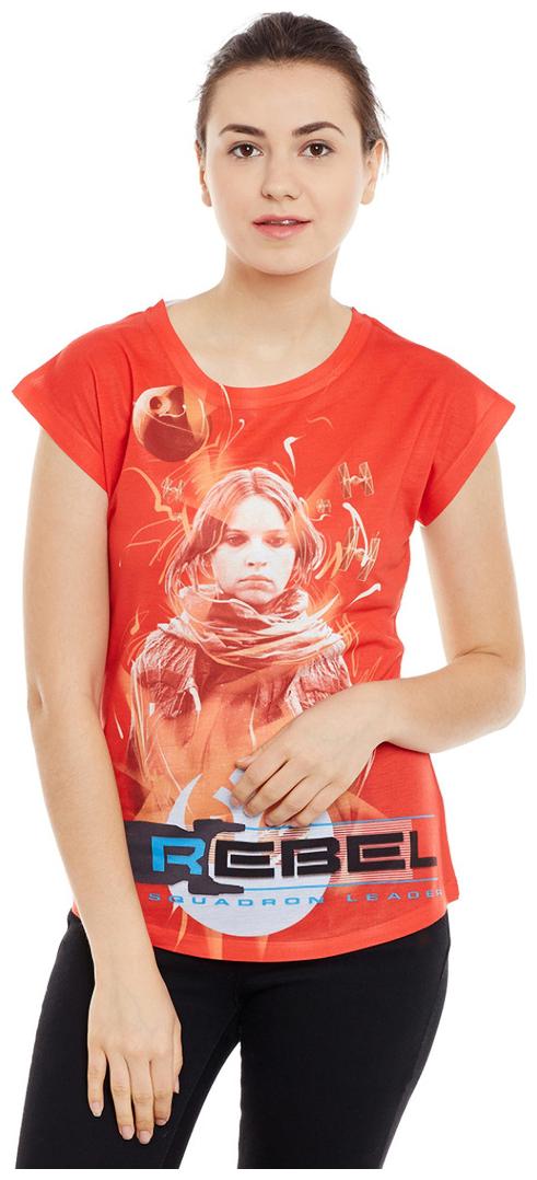 

STAR WARS Orange Polyester Top For Women