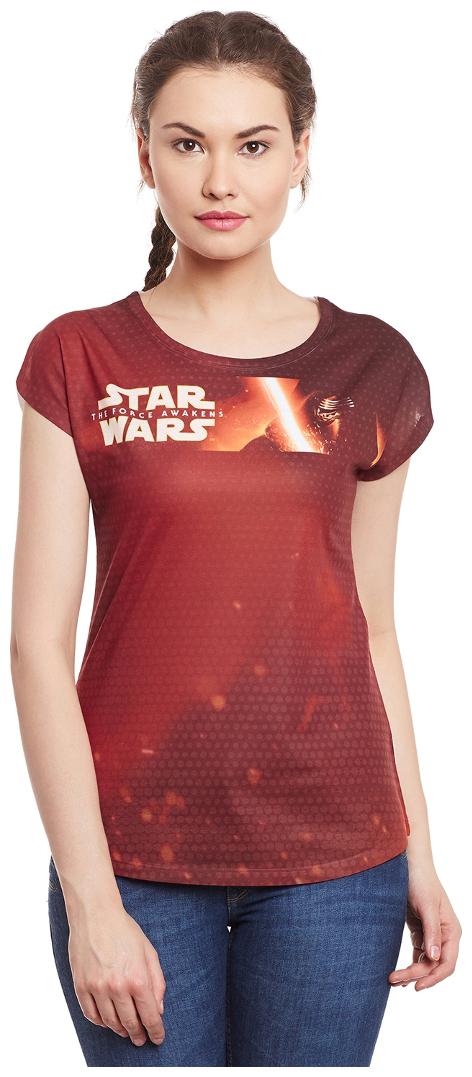 

Star Wars Red Polyester Top For Women