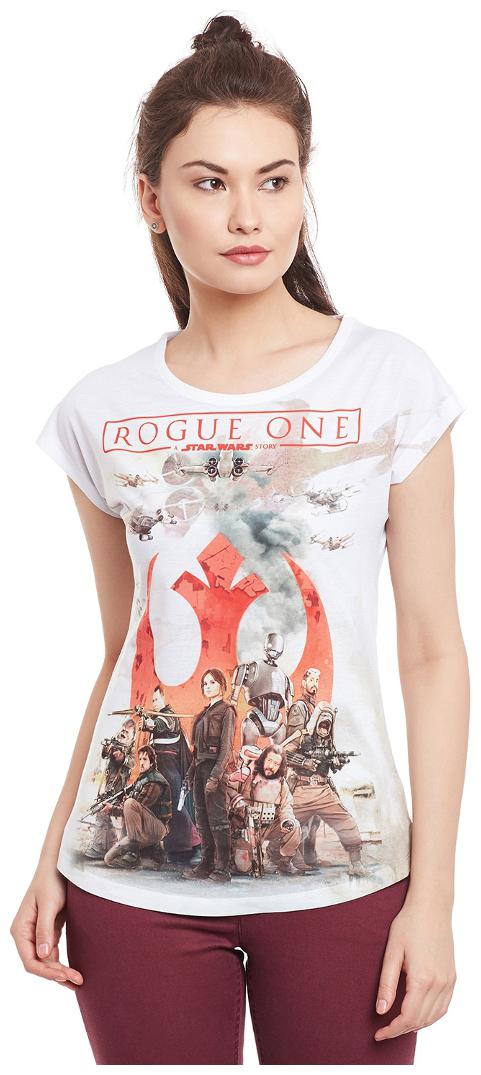 

Star Wars White Polyester Top For Women