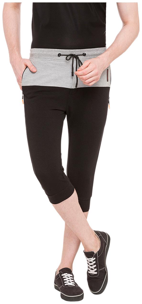 

Status Quo Mens Black Slim Fit Mid Rise Shorts