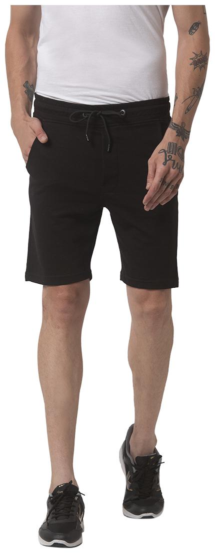 

Status Quo Men Black Regular Fit Regular Shorts