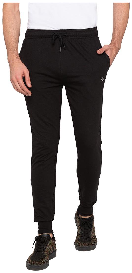 

Status Quo Men Black Solid Slim fit Track pants
