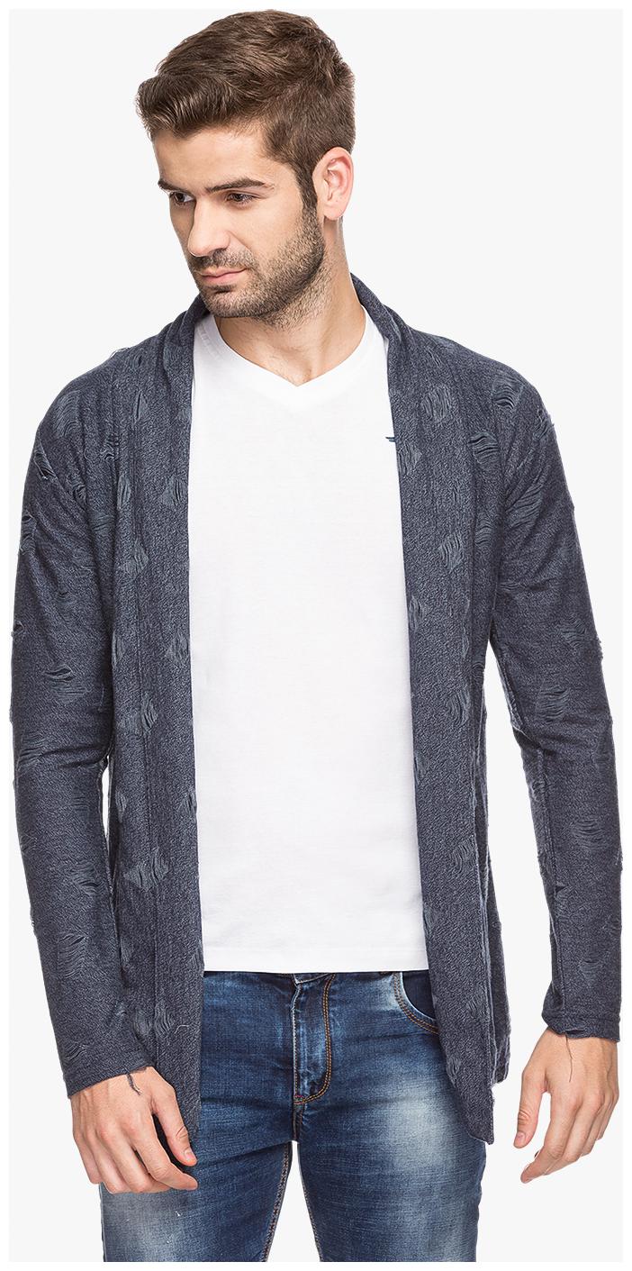 

Status Quo Mens Navy Blue Slim Fit Shrugs