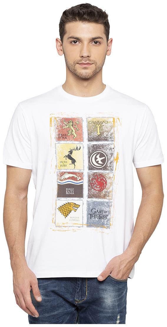 

Status Quo Men White Slim fit Cotton Round neck T-Shirt - Pack Of 1