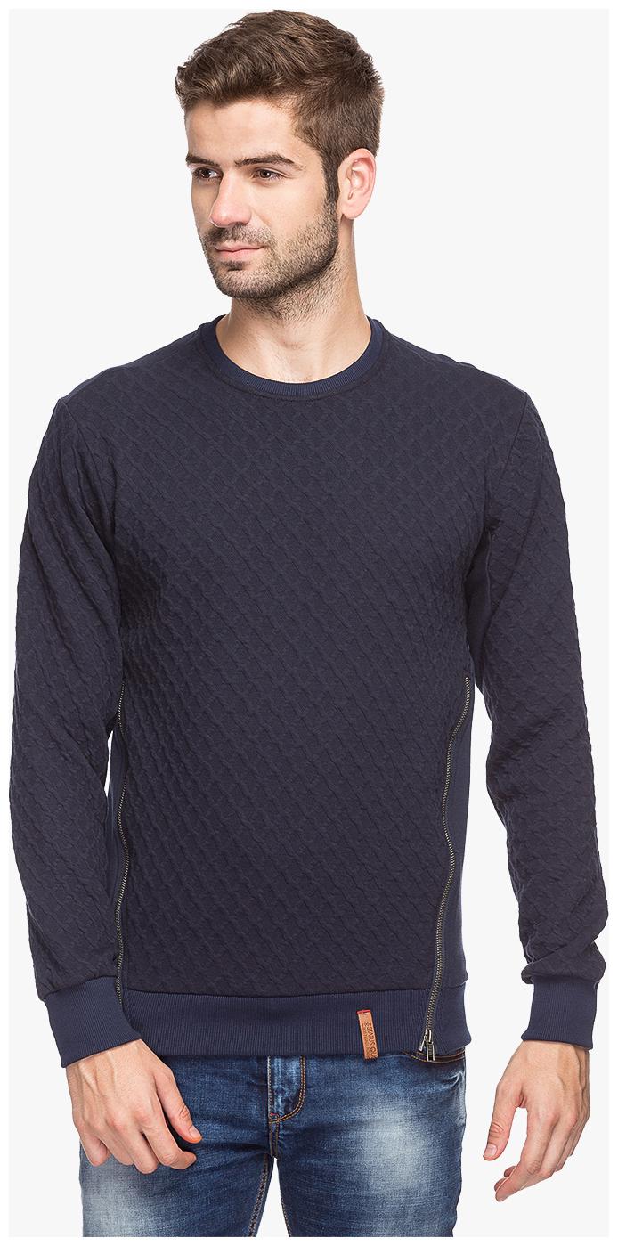 

Status Quo Mens Navy Blue Slim Fit Sweatshirt