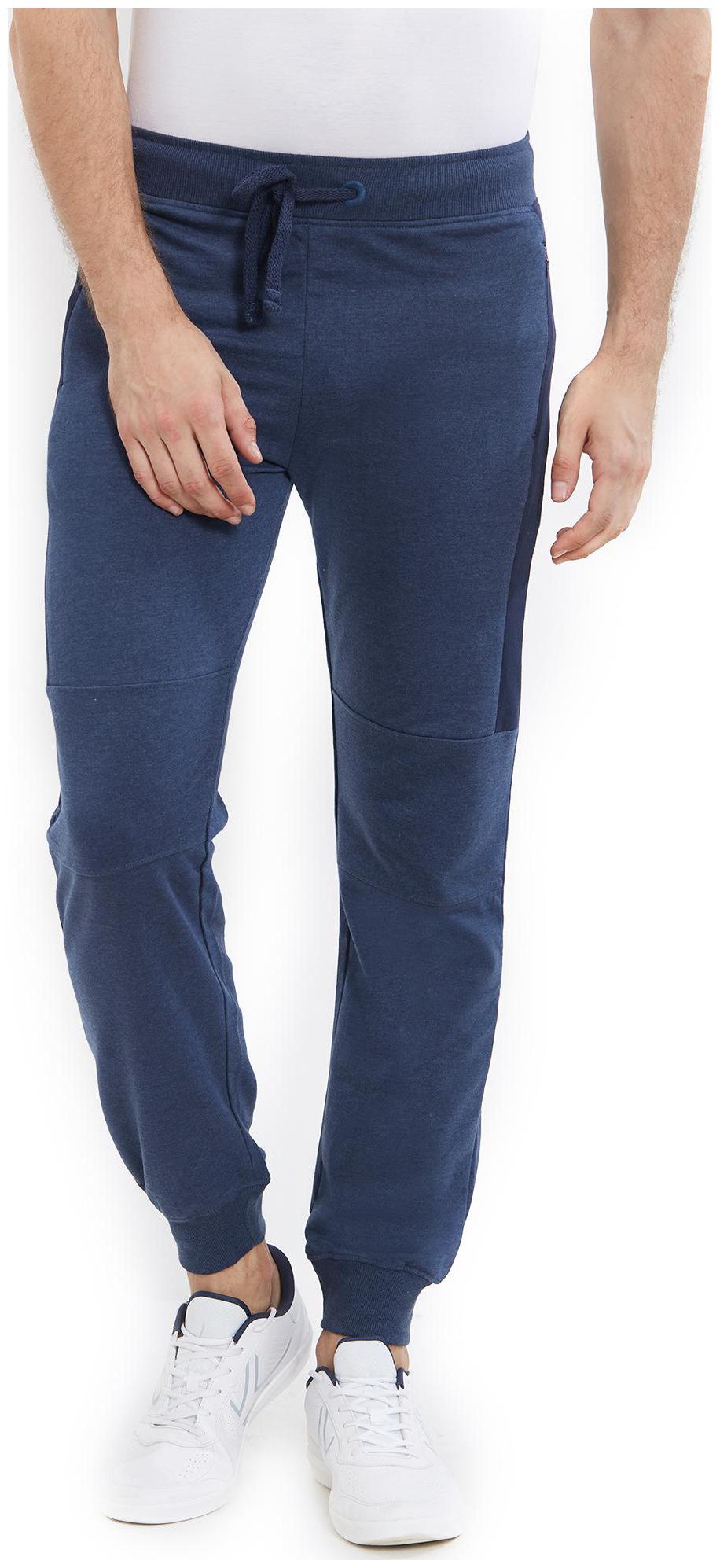 

Status Quo Men Blue Solid Slim fit Track pants