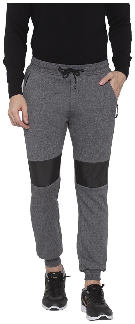 

Status Quo Men Black Grey Solid Slim fit Joggers