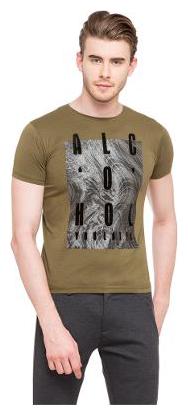 

Status Quo Men Green Regular fit Cotton Round neck T-Shirt - Pack Of 1