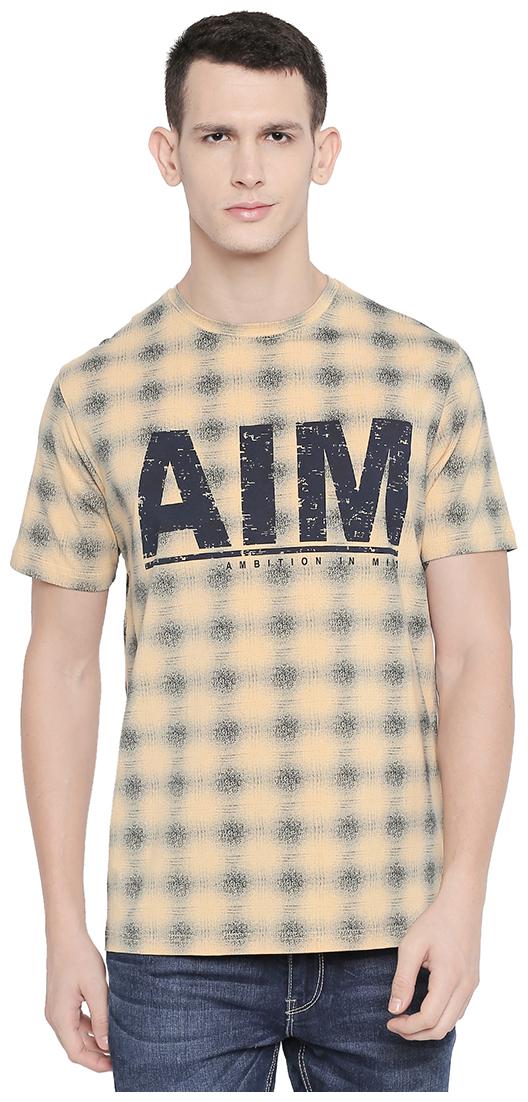 

Status Quo Men Yellow Slim fit Cotton Round neck T-Shirt - Pack Of 1