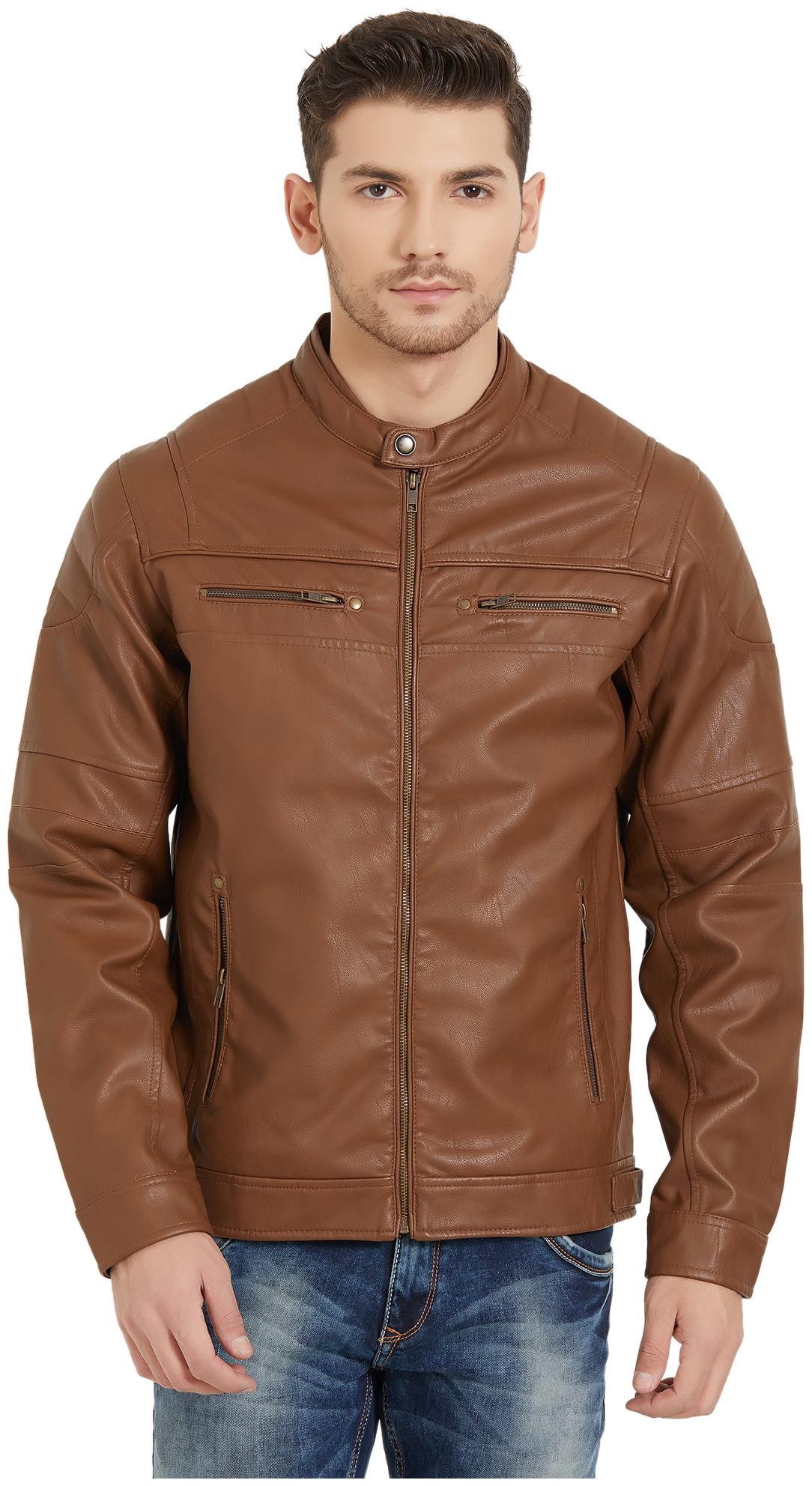 

Status Quo Men Brown Solid Quilted jacket