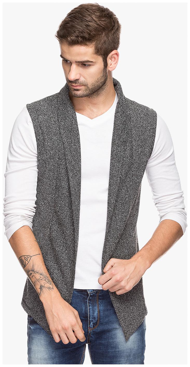 

Status Quo Men Grey Solid Quilted jacket