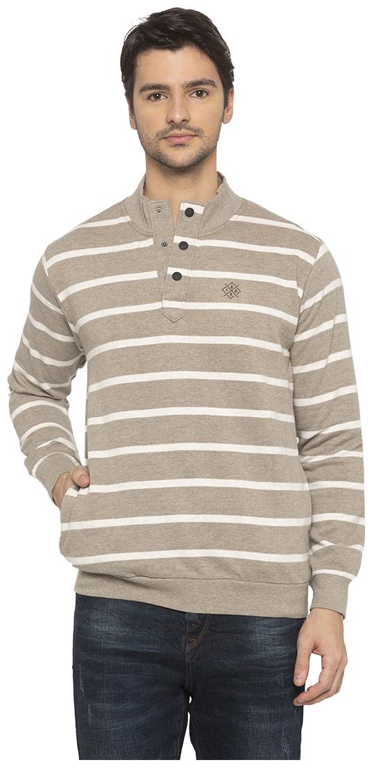 

Status Quo Men Beige High neck Sweatshirt