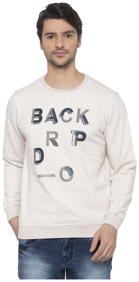 

Status Quo Men Beige Round neck Sweatshirt
