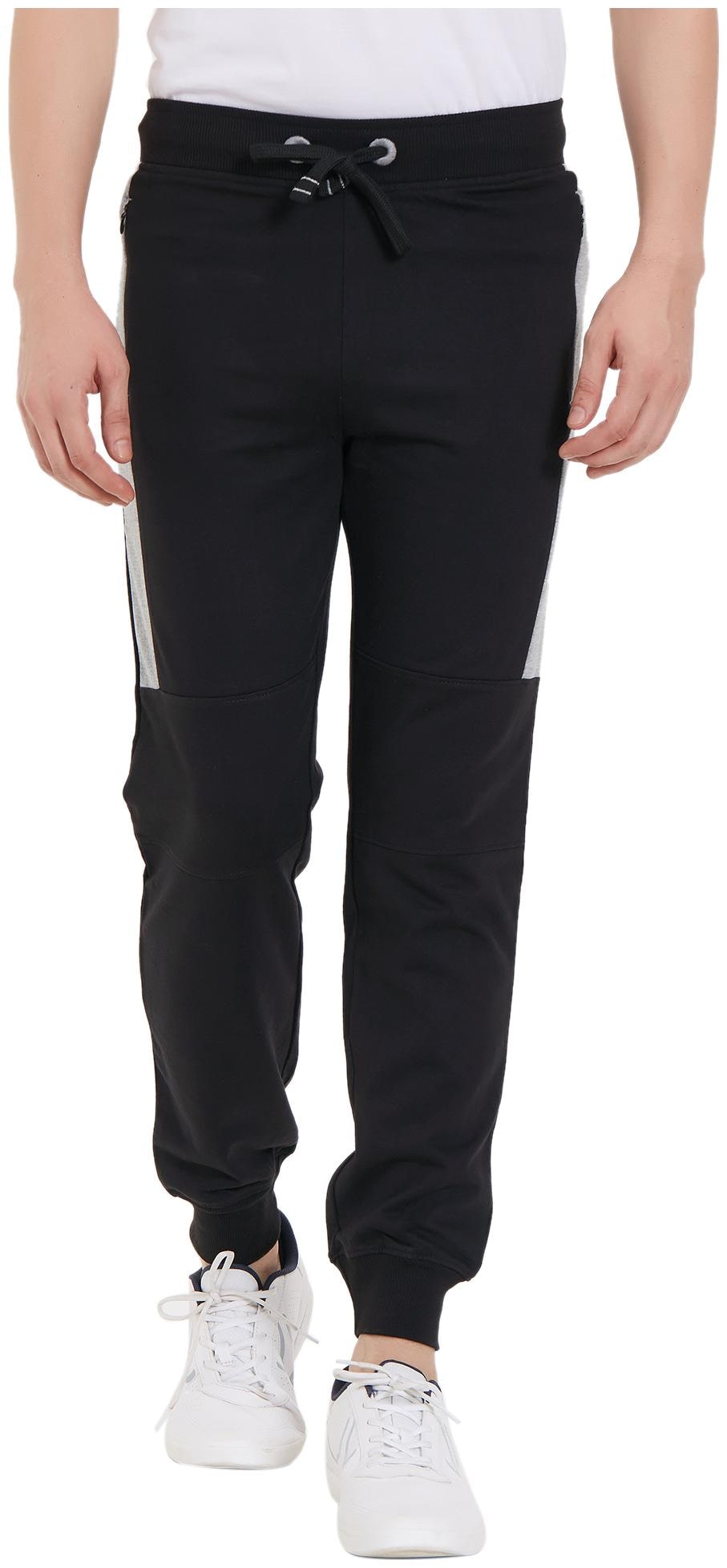 

Status Quo Men Black Solid Slim fit Track pants