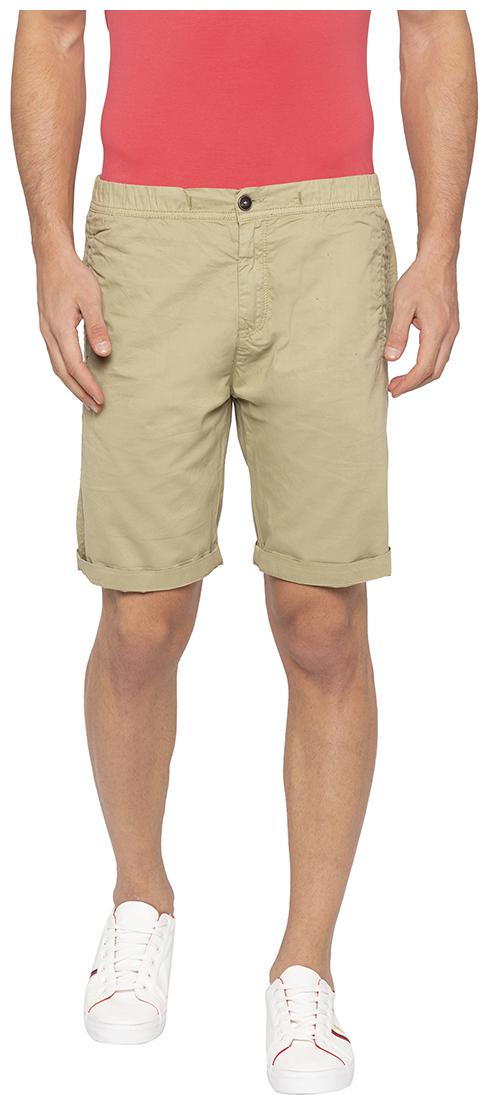 

Status Quo Men Beige Slim Fit Regular Shorts