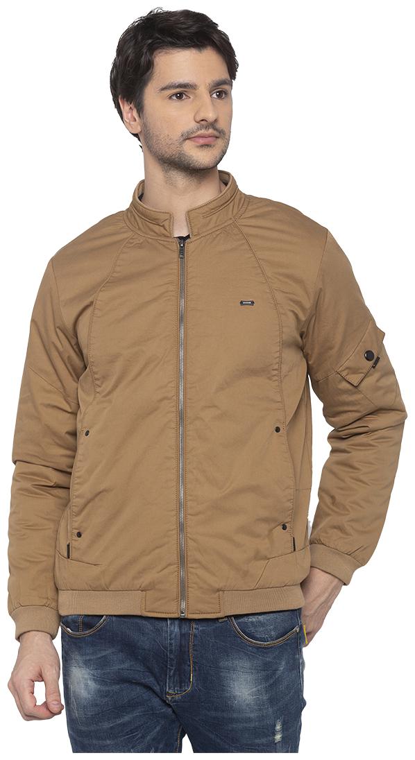 

Status Quo Men Beige Solid Quilted jacket