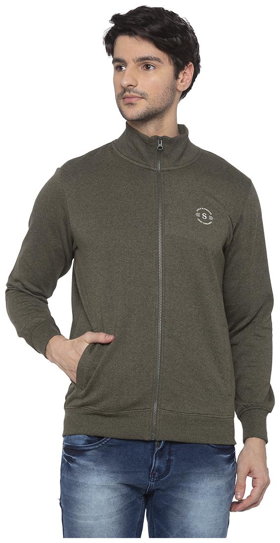 

Status Quo Men Green High neck Sweatshirt