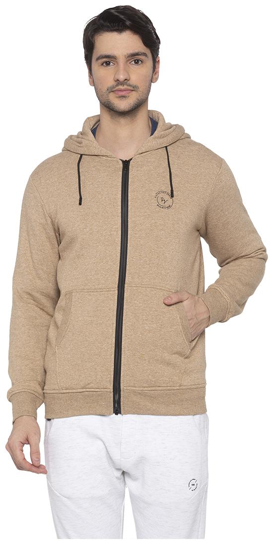 

Status Quo Men Beige Hooded Sweatshirt