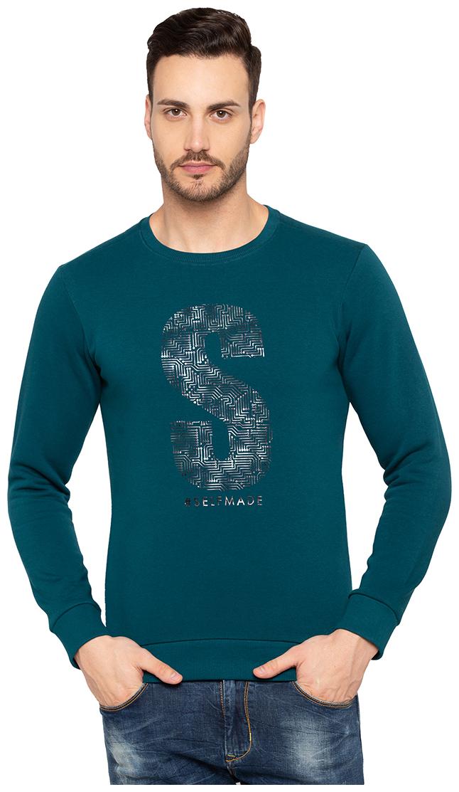 

Status Quo Mens Blue Slim Fit Sweatshirt