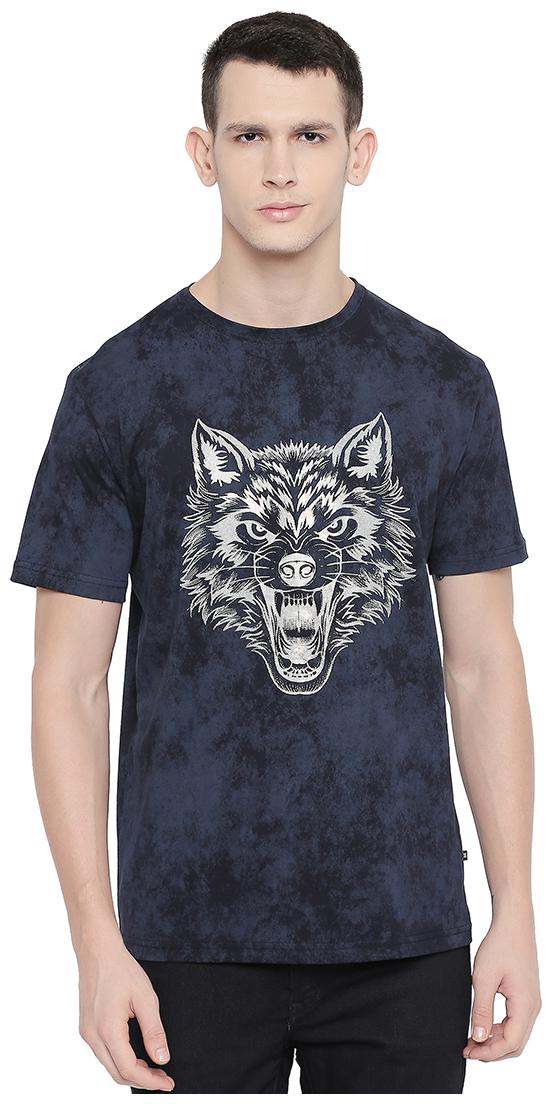 

Status Quo Men Blue Slim fit Cotton Round neck T-Shirt - Pack Of 1