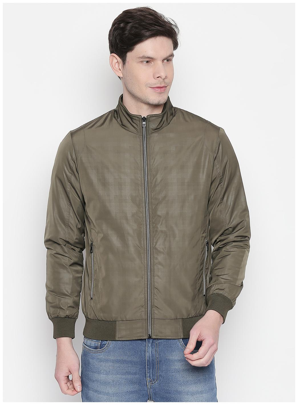 

Status Quo Men Green Slim Fit Jackets