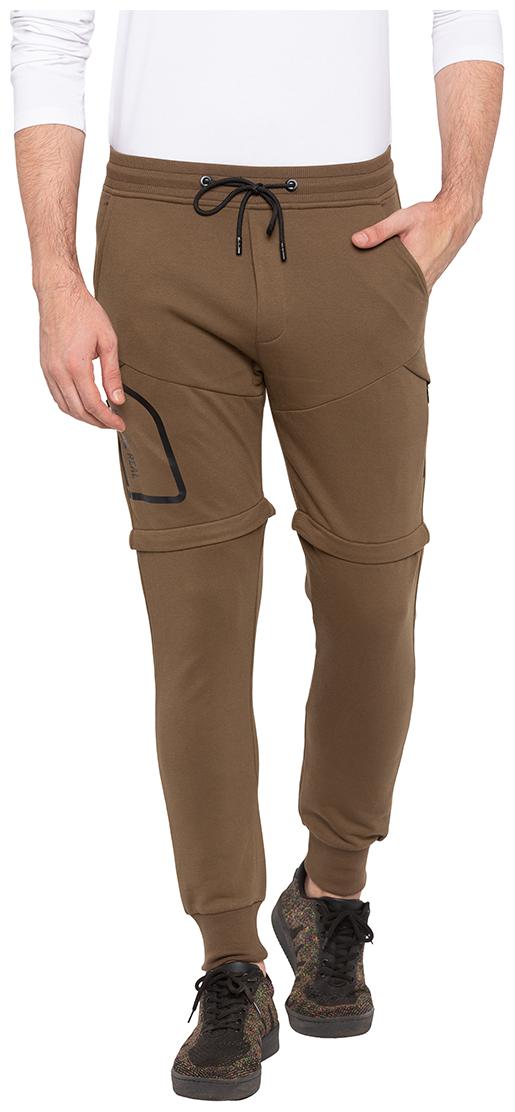 

Status Quo Mens Olive Green Slim Fit Low Rise Joggers