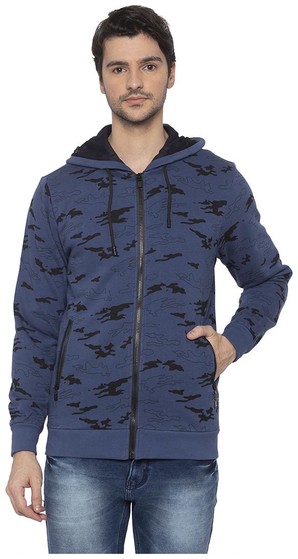 

Status Quo Men Blue Hooded Sweatshirt