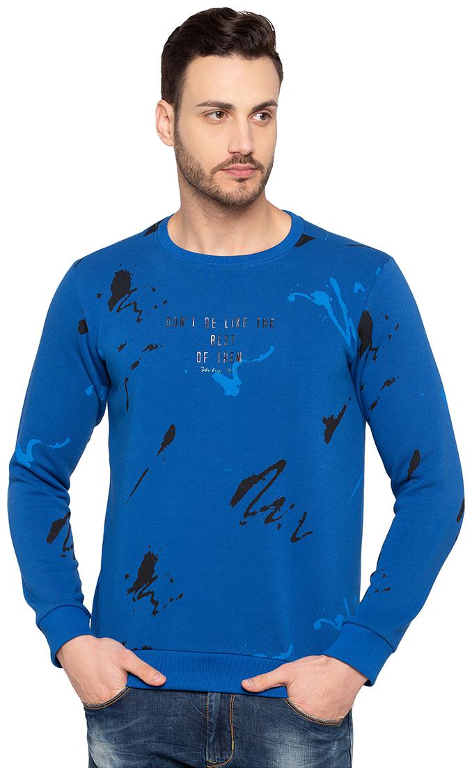 

Status Quo Mens Royal Blue Slim Fit Sweatshirt