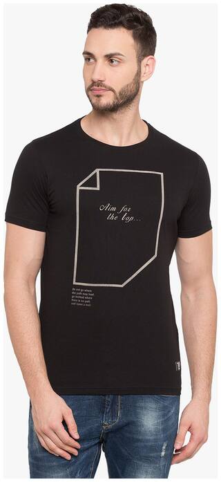 Status Quo Mens Black Slim Fit Tshirt