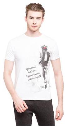 

Status Quo Men White Regular fit Cotton Lycra Round neck T-Shirt - Pack Of 1