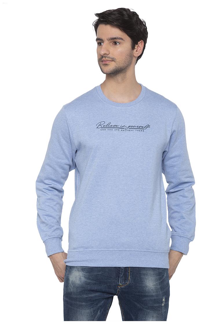 

Status Quo Men Blue Round neck Sweatshirt