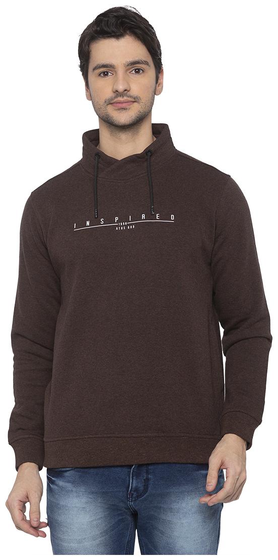 

Status Quo Men Brown High neck Sweatshirt