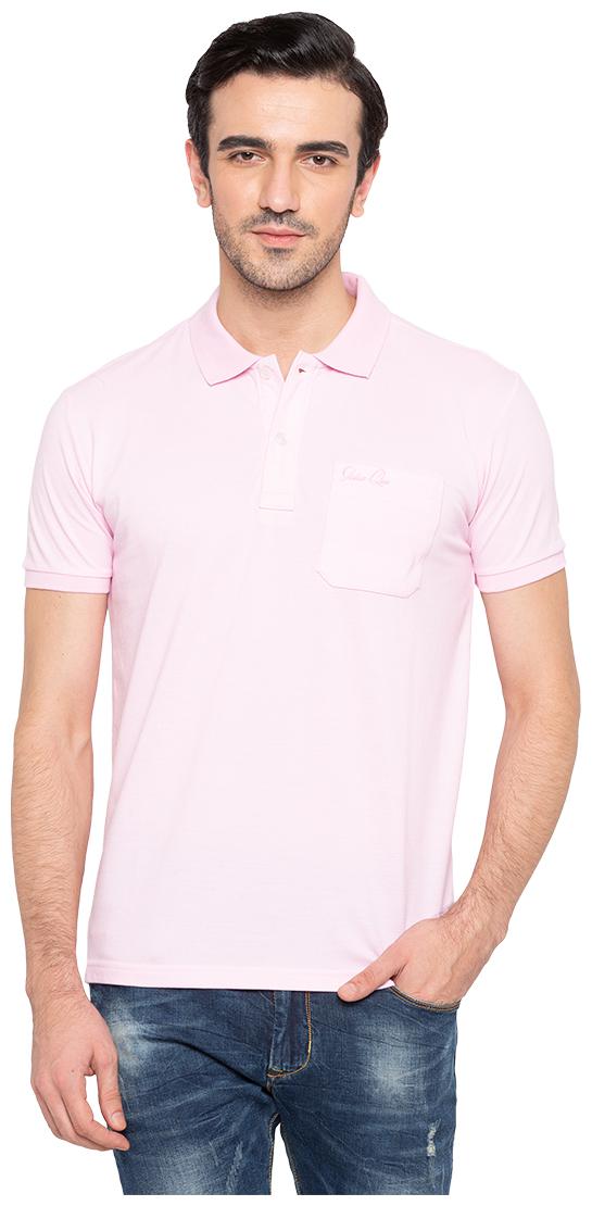 

Status Quo Men Pink Slim fit Cotton Polo collar T-Shirt - Pack Of 1