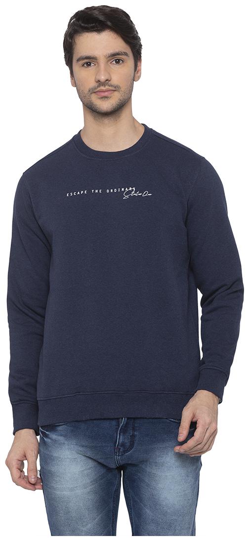

Status Quo Men Blue Round neck Sweatshirt