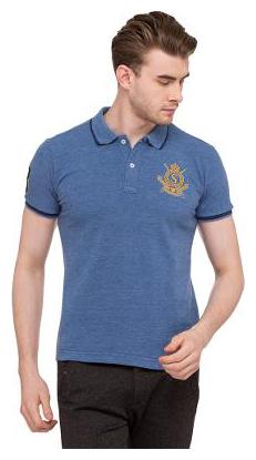 

Status Quo Men Blue Regular fit Cotton Blend Polo collar T-Shirt - Pack Of 1