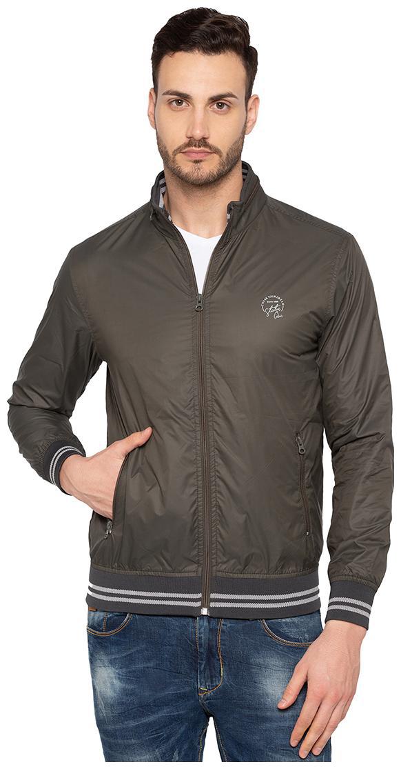 

Status Quo Men Green Solid Quilted jacket