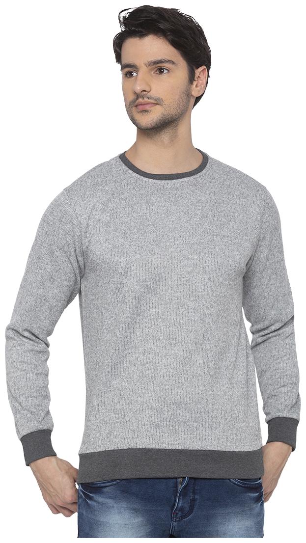 

Status Quo Men Grey Round neck Sweatshirt