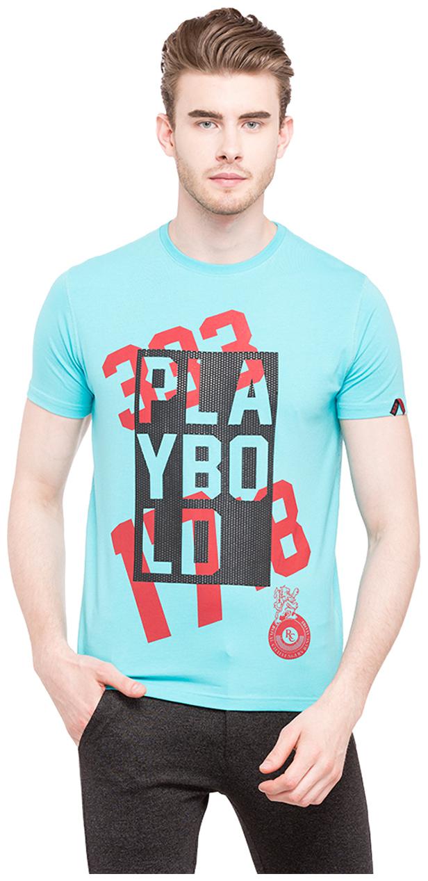 

Status Quo Men Turquoise Regular fit Cotton Lycra Round neck T-Shirt - Pack Of 1