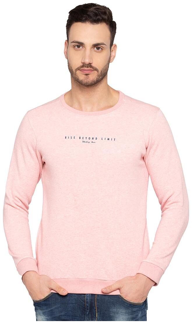 

Status Quo Men Pink Round neck Sweatshirt
