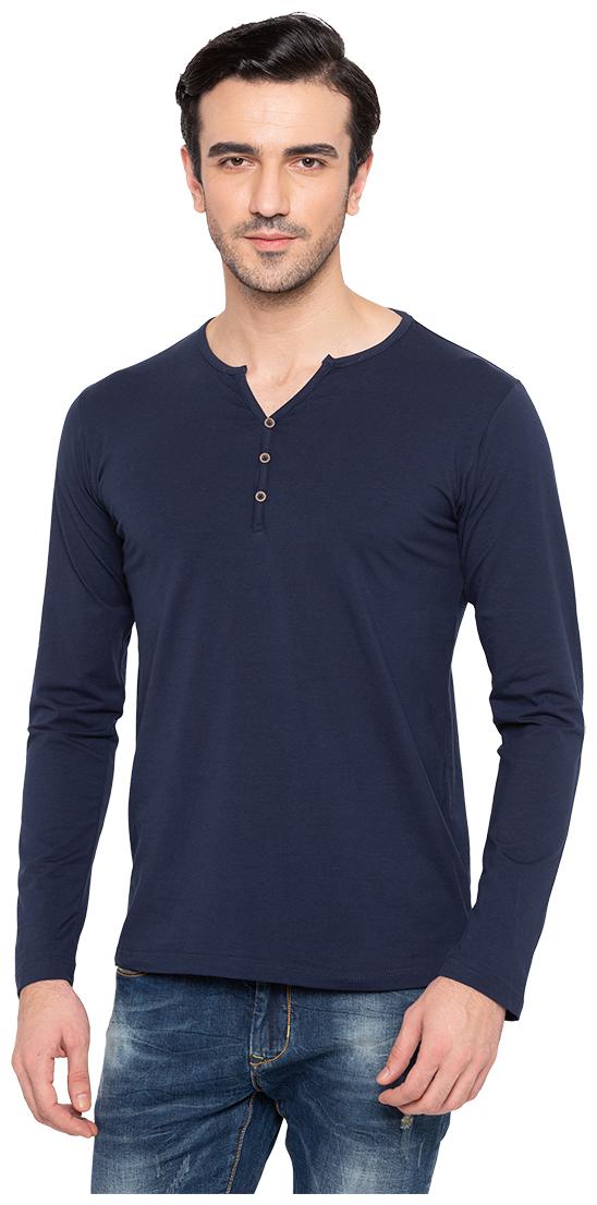 

Status Quo Men Blue Slim fit Cotton V neck T-Shirt - Pack Of 1