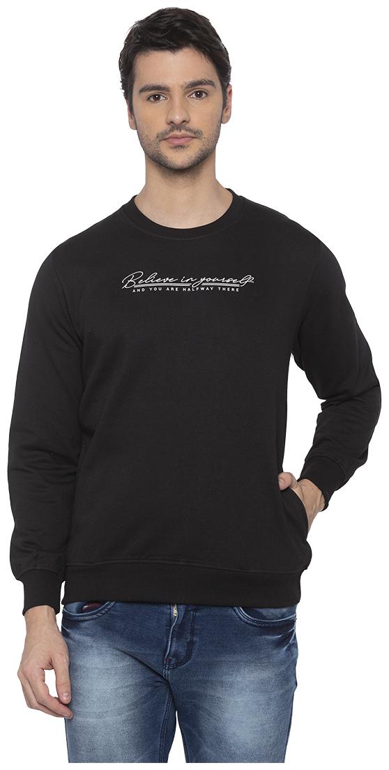 

Status Quo Men Black Round neck Sweatshirt