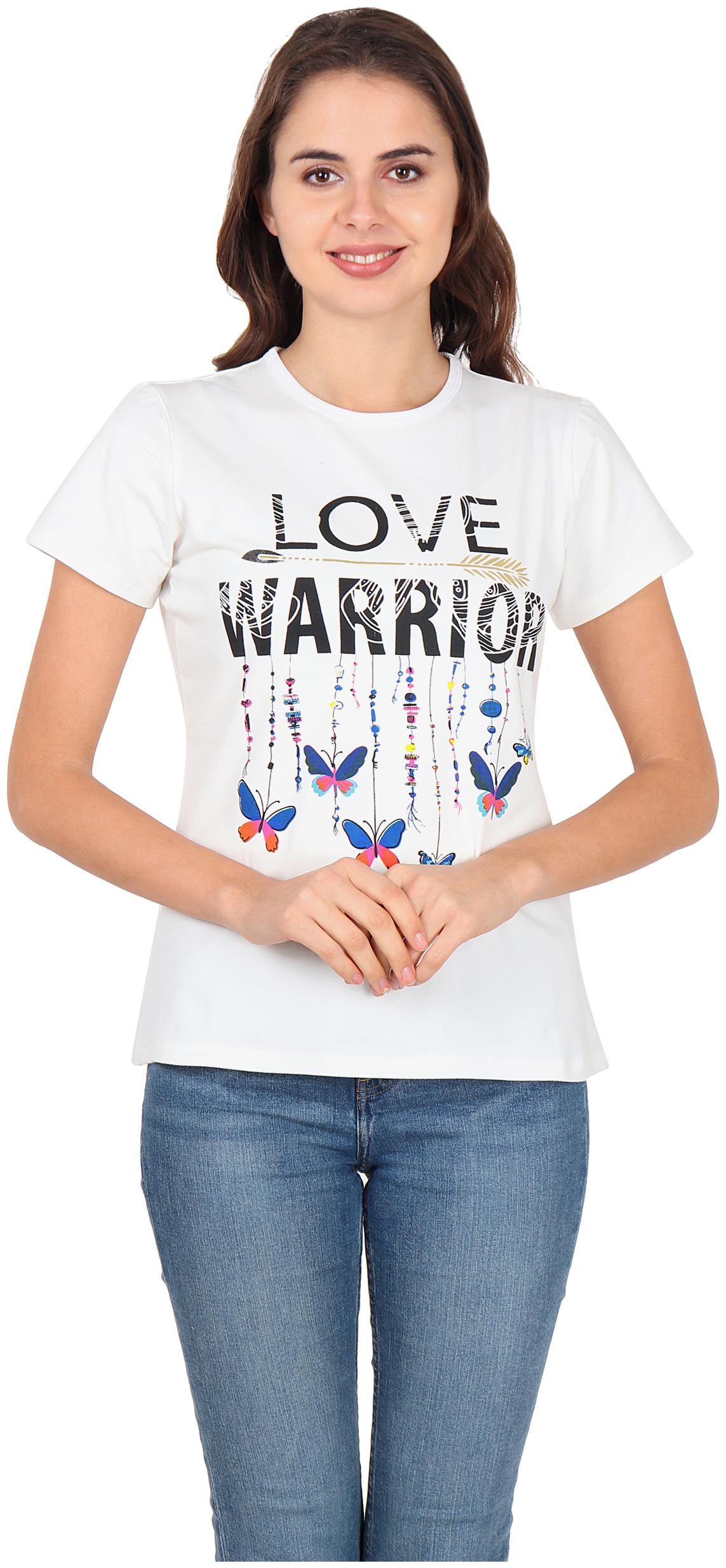 

STITCH VASTRA Women Printed A-line top - White