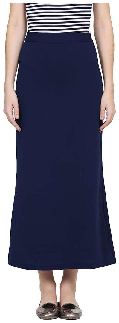 

Trend Arrest Solid A-line skirt Maxi Skirt - Blue