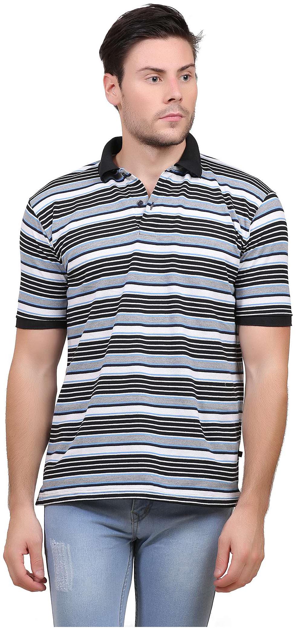 

ZEOLIX Men Black Regular fit Cotton Polo collar T-Shirt - Pack Of 1