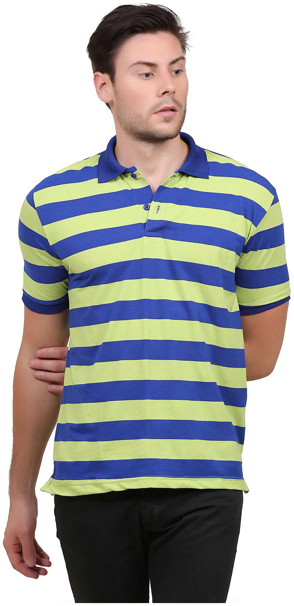 

ZEOLIX Men Green Regular fit Cotton Polo collar T-Shirt - Pack Of 1