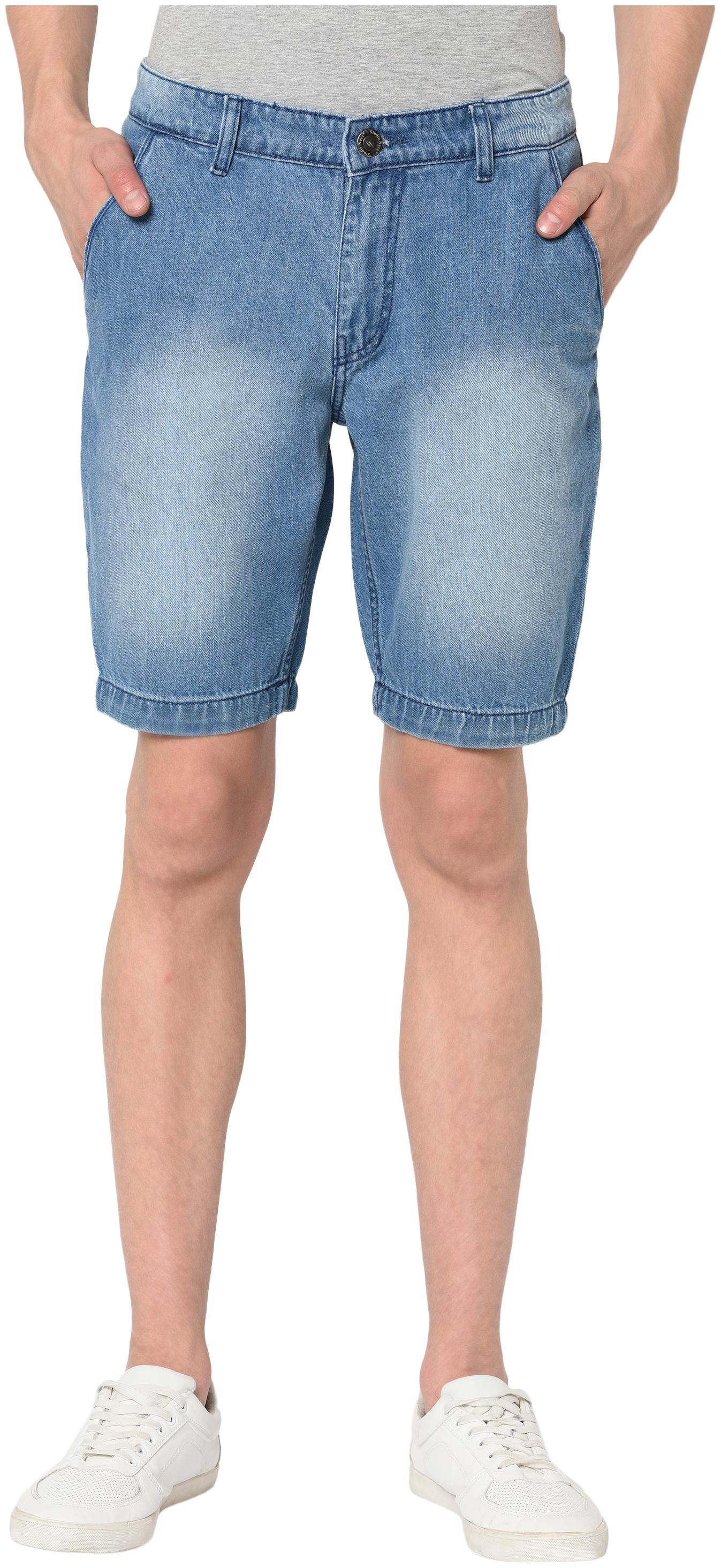 

Studio Nexx Men Blue Slim Fit Denim Shorts