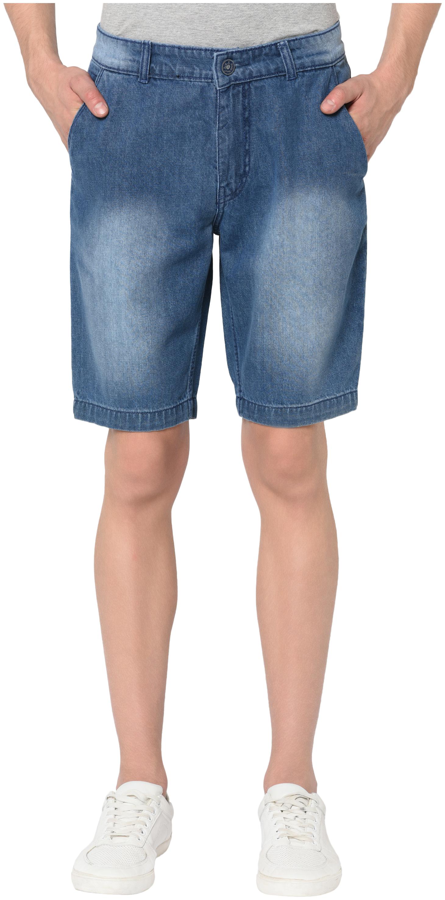 

Studio Nexx Men Blue Slim Fit Denim Shorts