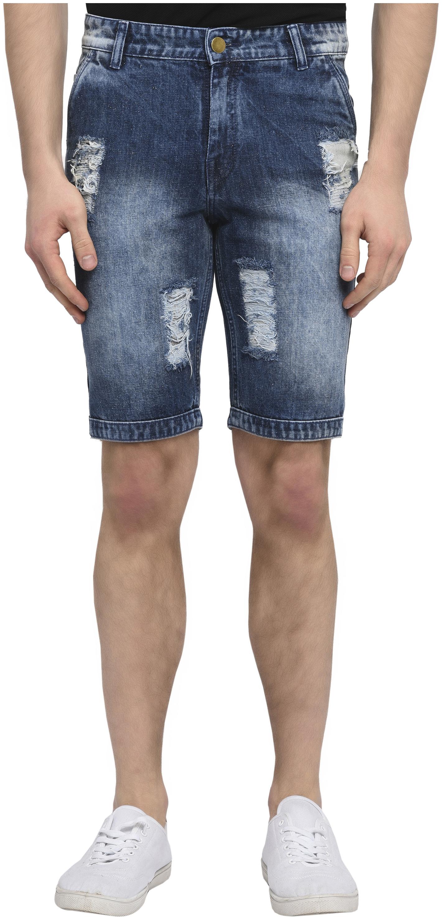 

Studio Nexx Men Blue Slim Fit Regular Shorts
